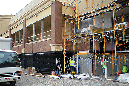 GLCR Hollywood Casino fluid applied membrane air barriers