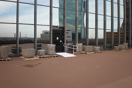 GLCR Edison Deck Restoration doorway finished view 2 toledo downtown