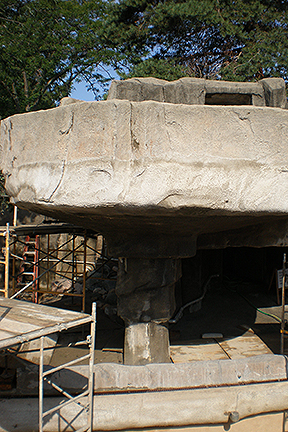GLCR Gunite zoo marathon exhibit repair and restoration