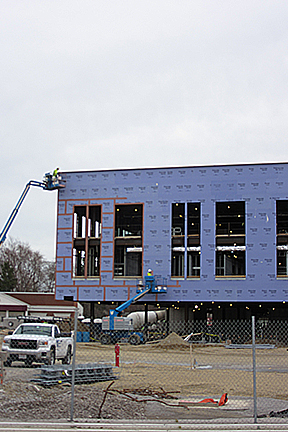 GLCR Health and wellness air barrier building construction side Toledo ohio