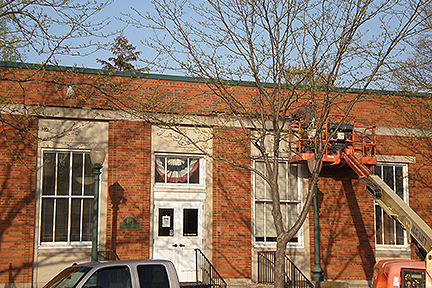 GLCR Maumee post office repair of mortar and bricks facade