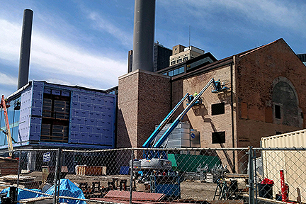 GLCR Steam powerplant restoration in progress