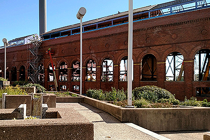 GLCR Steam powerplant restoration wall