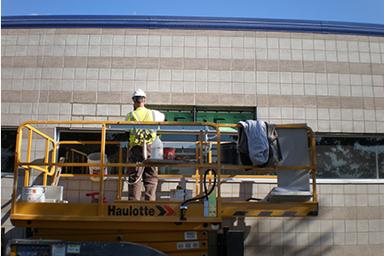 GLCR US Marine corps flashing repair building