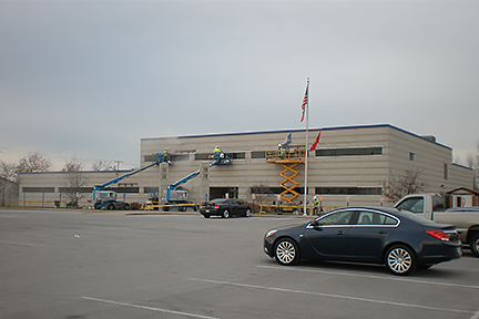 GLCR US Marine corps flashing repair building shot