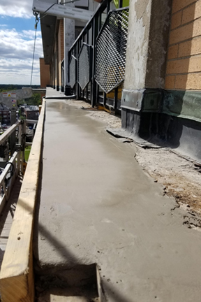 Great Lakes Concrete Restorations executive tower repair