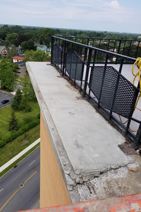 Great Lakes Concrete Restorations executive towers high rize repair