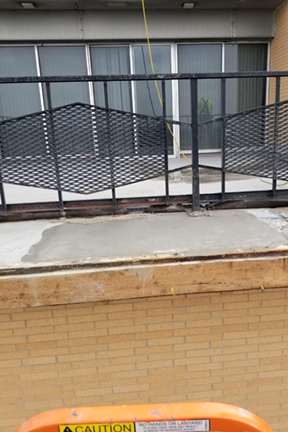 Great Lakes concrete restoration balscony repair executive towers