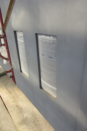 Marathon air barrier wall windows view 2