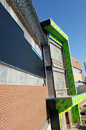 Neuroscience east elevation canopy