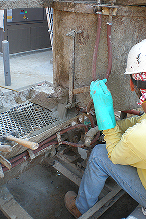 Pressure Grout mixer