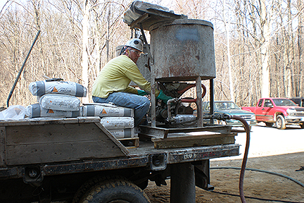 Pressure Grout mixer 2